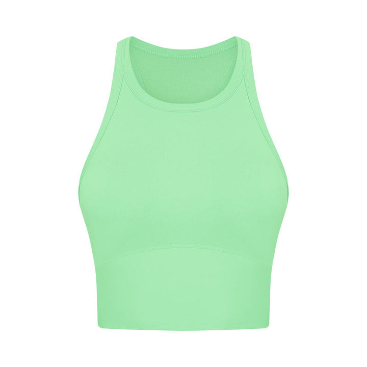 Nude Feel With Chest Pad Yoga Vest Women Shockproof Push Up Accessory Breast Push Up Sports Underwear Bra