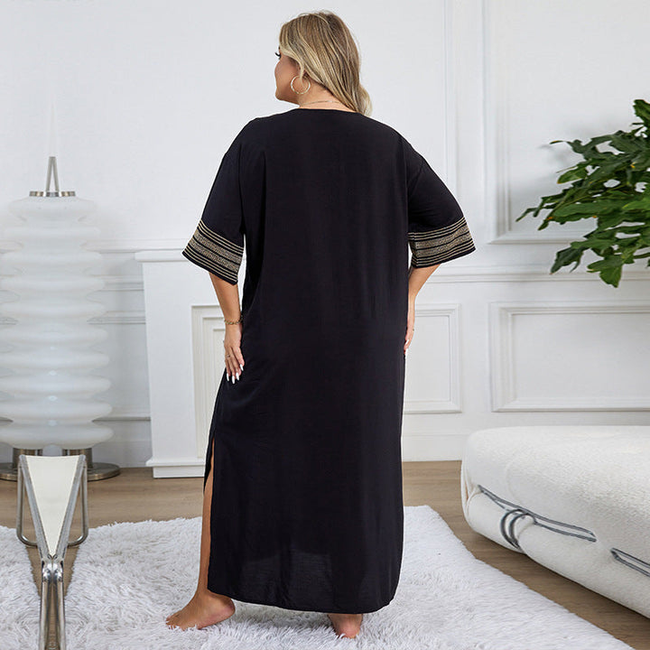 Vacation Robe Vacation Beach Coat Maxi Dress Bikini Cover Up Blouse