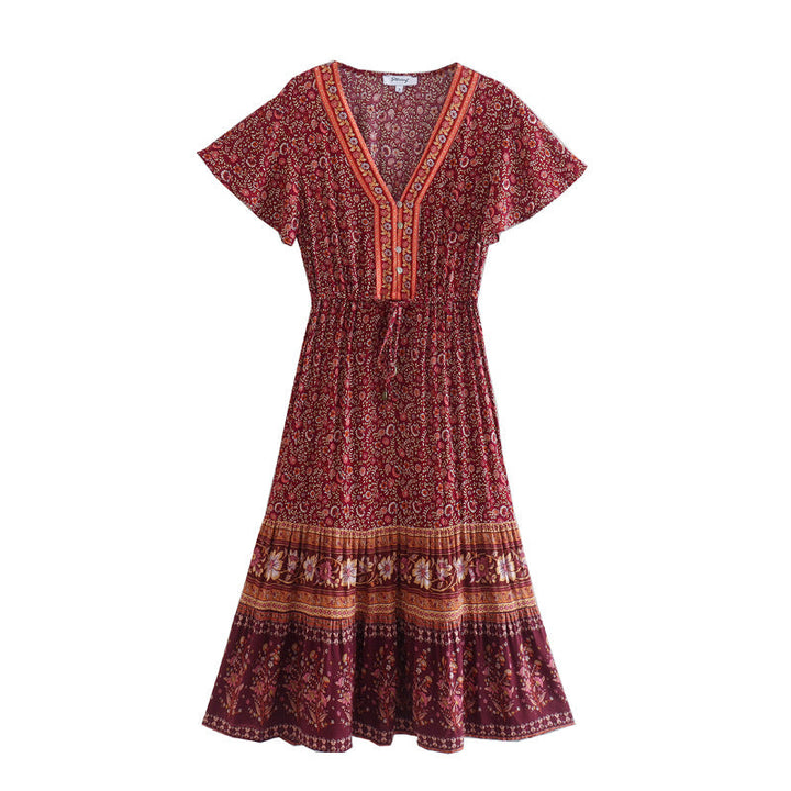 Spring Women Printing Positioning Floral
