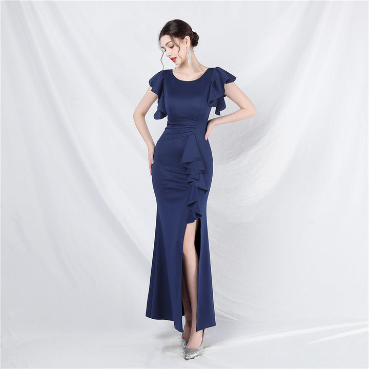 Wedding Cocktail Celebration Exhibition Car Model Long Formal Dress