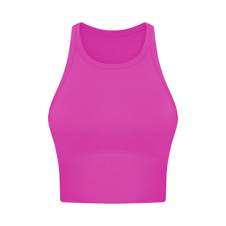 Nude Feel With Chest Pad Yoga Vest Women Shockproof Push Up Accessory Breast Push Up Sports Underwear Bra