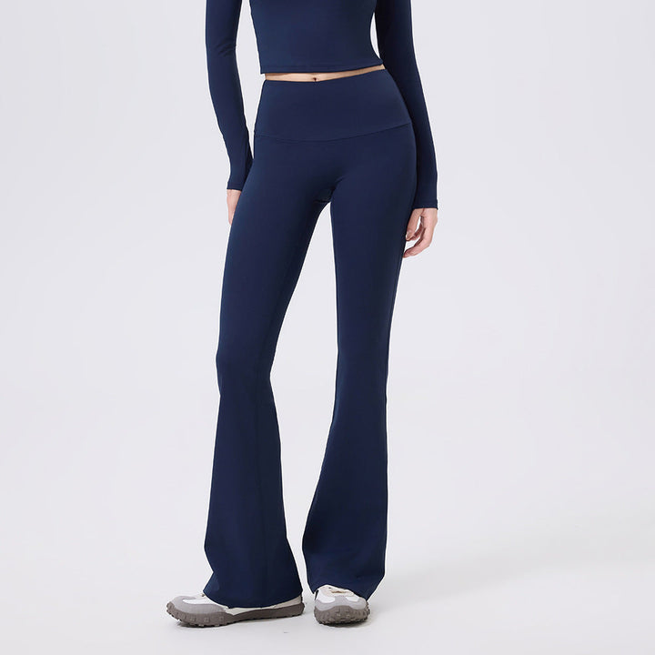 Low Waist Wide Brimmed Bell Bottom Pants Yoga Trousers for Women Sexy Slimming Skinny Workout Pants Slim Fit Hipp Lifting Pants