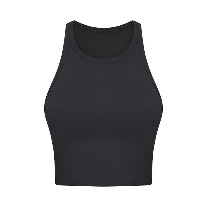 Nude Feel With Chest Pad Yoga Vest Women Shockproof Push Up Accessory Breast Push Up Sports Underwear Bra