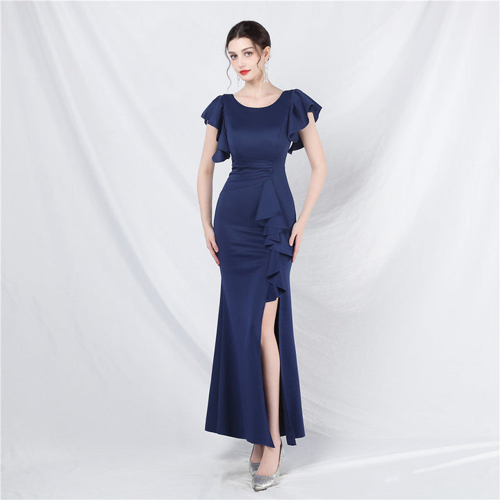 Wedding Cocktail Celebration Exhibition Car Model Long Formal Dress