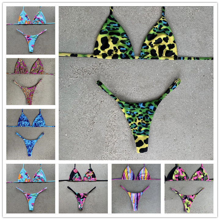 Bikini Printed Swimsuit Women Sexy Bundle Swimming Pool Swimsuit two piece set