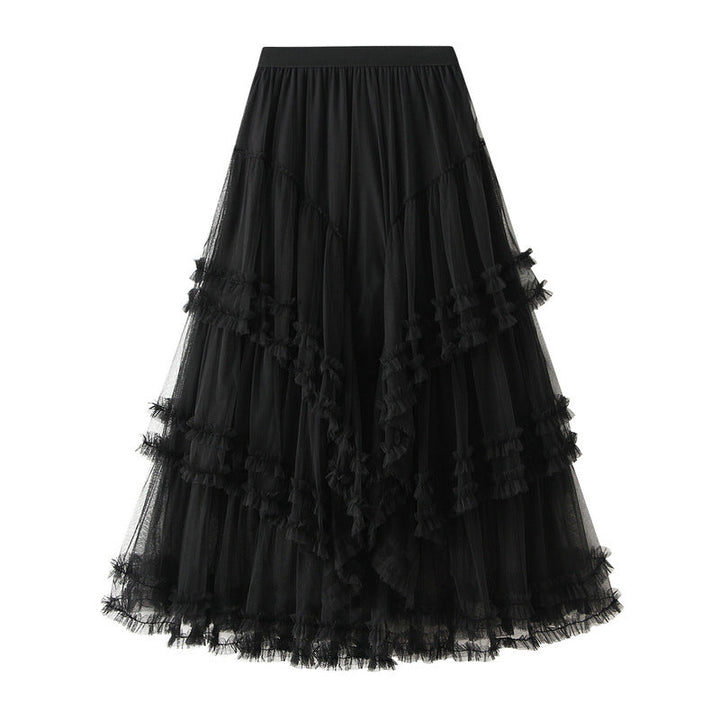 Spring Cover Slim Multi Layer High Grade Gauze Skirt High Grade Skirt Fairy Dress