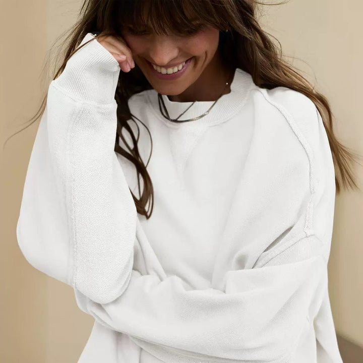 Sweatshirt Coat Women Loose Casual Brand Round Neck Top Women Commuting Wear High Grade