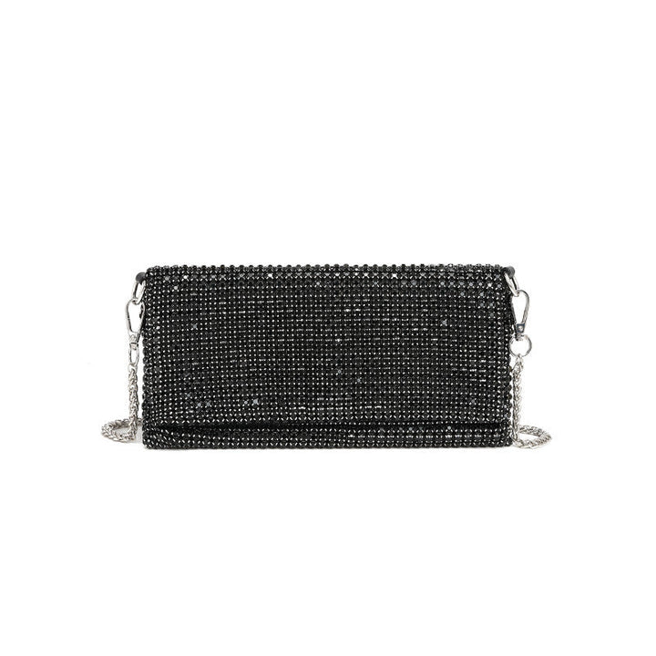 Rhinestone Bag Women Winter Chain Diamond Embedded Shoulder Messenger Bag