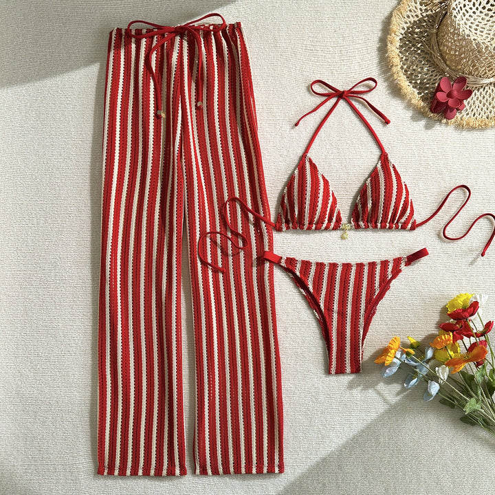 Sexy One Piece One Piece Printed Halter Lace up Swimsuit Women Swimsuit