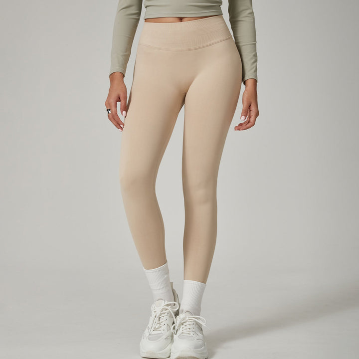 Sports High Waist Yoga Pants No Embarrassment Line Hip Lifting Peach Hip Fitness Pants Sports Yoga Pants