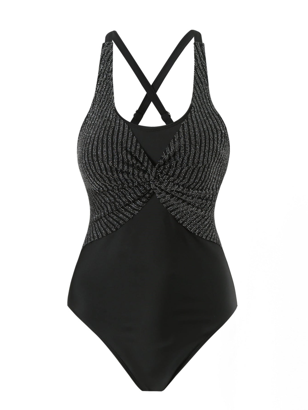 Bikini Solid Color Conservatively Thin Swimsuit at Swimsuit Women