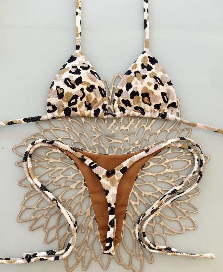 Bikini Special Fabric Printed Swimsuit Beach Sexy Women Swimsuit