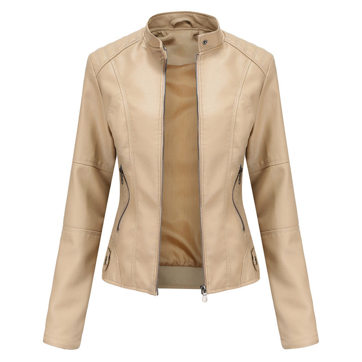 Women Autumn And Winter Solid Color Short Jacket