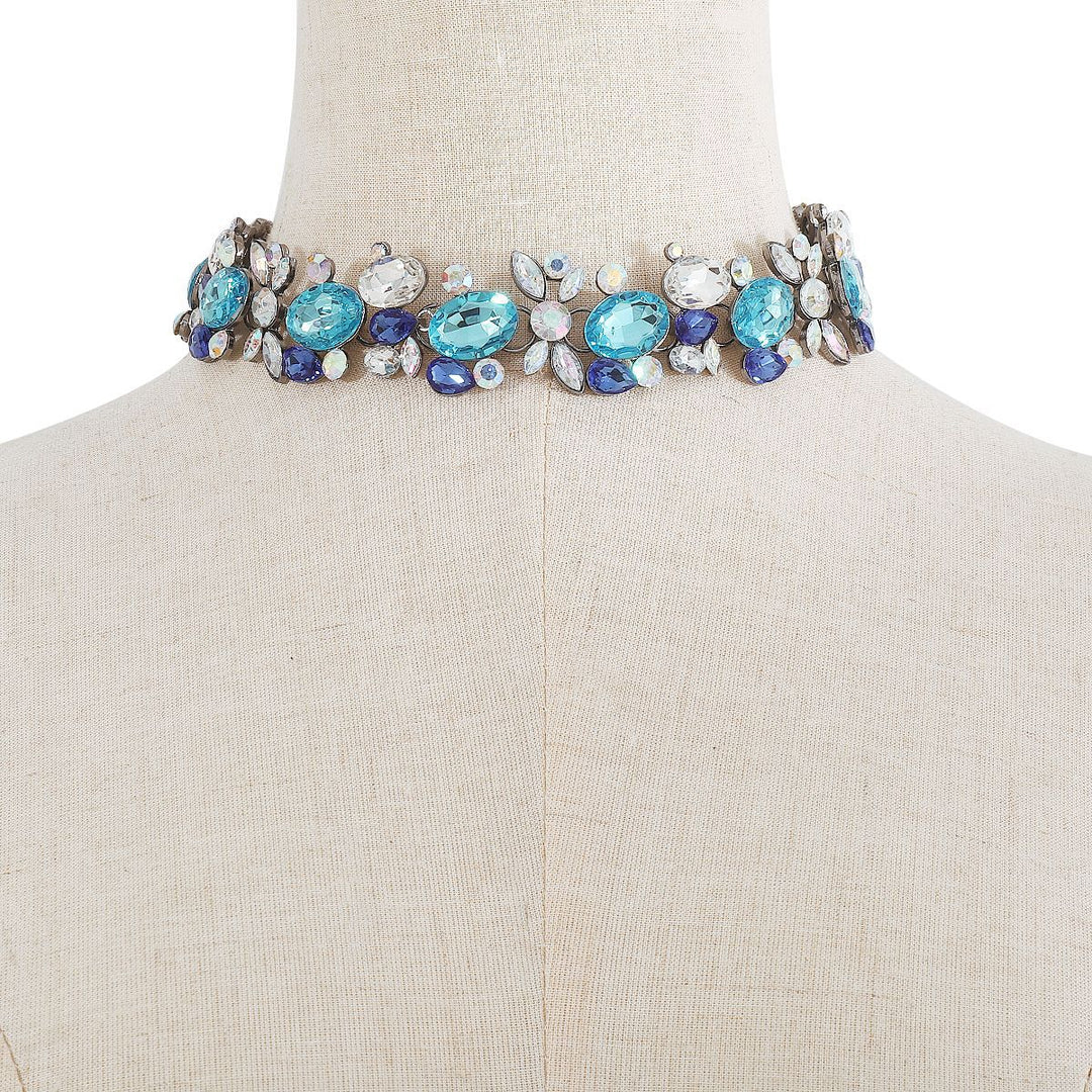 Temperamental Minority Imitation Diamond Popular Necklace Light Luxury Heavy Industry Alloy Clavicle Chain