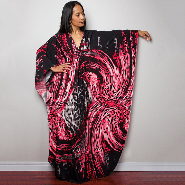 Beach Dress Loose Seaside Vacation Sun Protection Robe Beach Cover Up Swimsuit Outwear Women