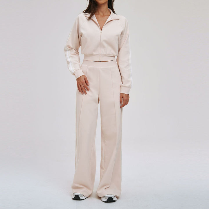 Contrast Color Sweatshirt Suit Loose Casual Comfortable All Match Outdoor Biking Mountain Climbing Sports Two Piece Sets