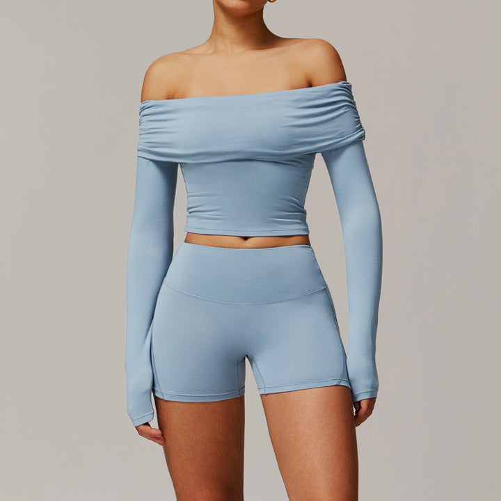 Sollinarry Brushed Yoga Women Casual Comfortable Yoga Clothes Running Exercise Workout Outfit