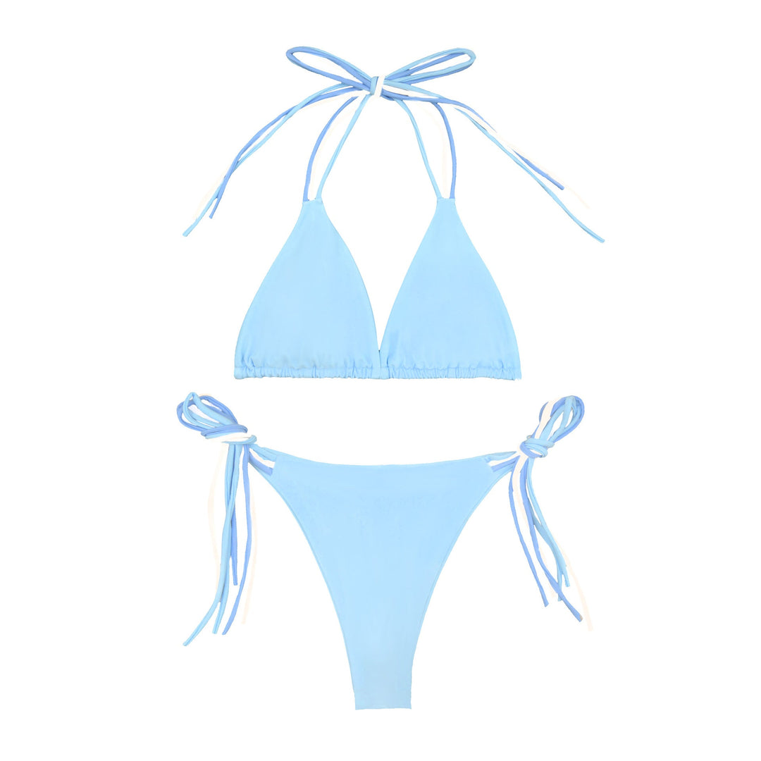 Sexy Bikini Halter Split Swimsuit