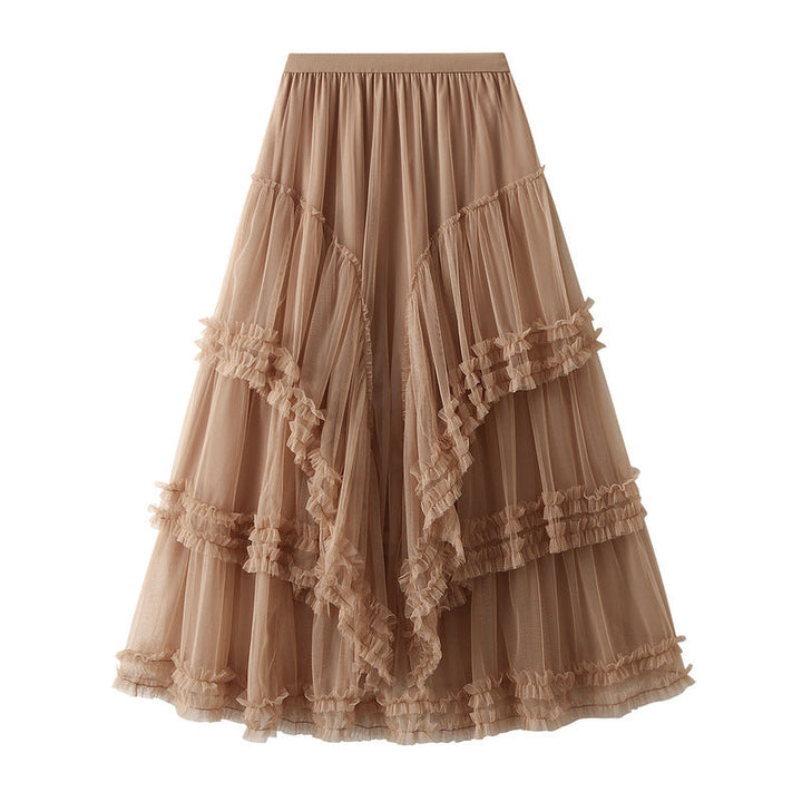 Spring Cover Slim Multi Layer High Grade Gauze Skirt High Grade Skirt Fairy Dress