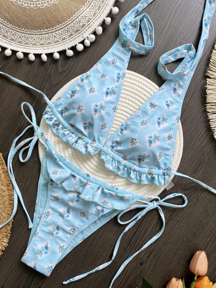 Bikini Bikini Lace up Sexy Split Women Swimsuit Women