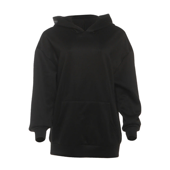 Autumn Winter Women Clothing Sexy See through Mesh Stitching Long Sleeve Hooded Sweater Women
