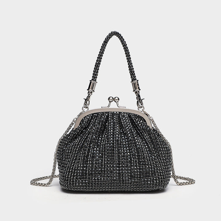 Dinner Bag Diamond Armpit Handheld Clip Bag Trendy One Shoulder Crossbody Bag