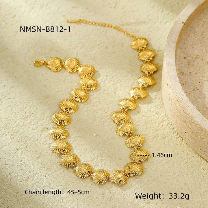 Ocean Necklace Bracelet Earrings Ring Set Niche Collection Ornament Women