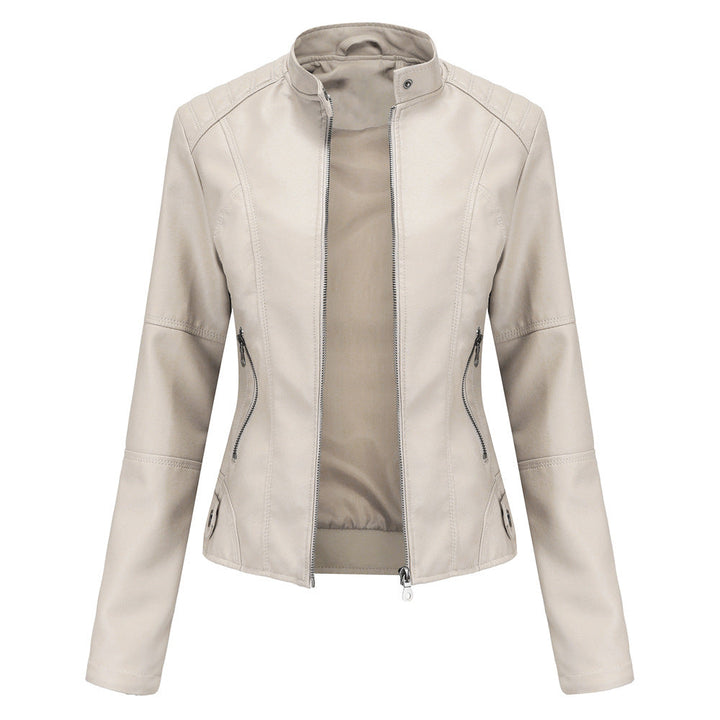 Women Autumn And Winter Solid Color Short Jacket