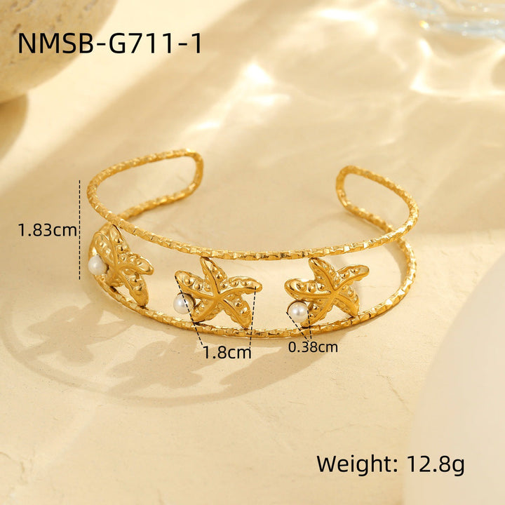 Ocean Necklace Bracelet Earrings Ring Set Niche Collection Ornament Women