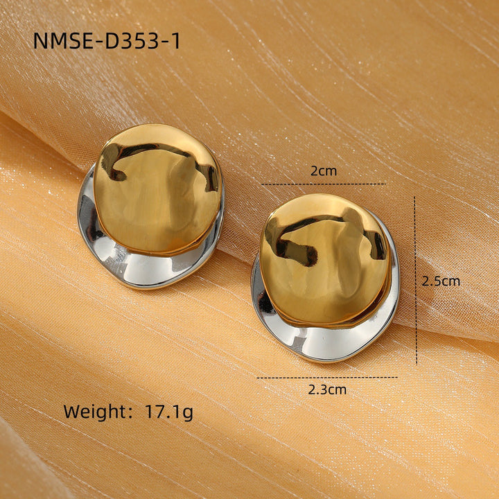 Arrival Water Drop Lotus Shape Titanium Steel Earrings Affordable Luxury Trendy All Match Non Fading Stainless Steel Eardrop