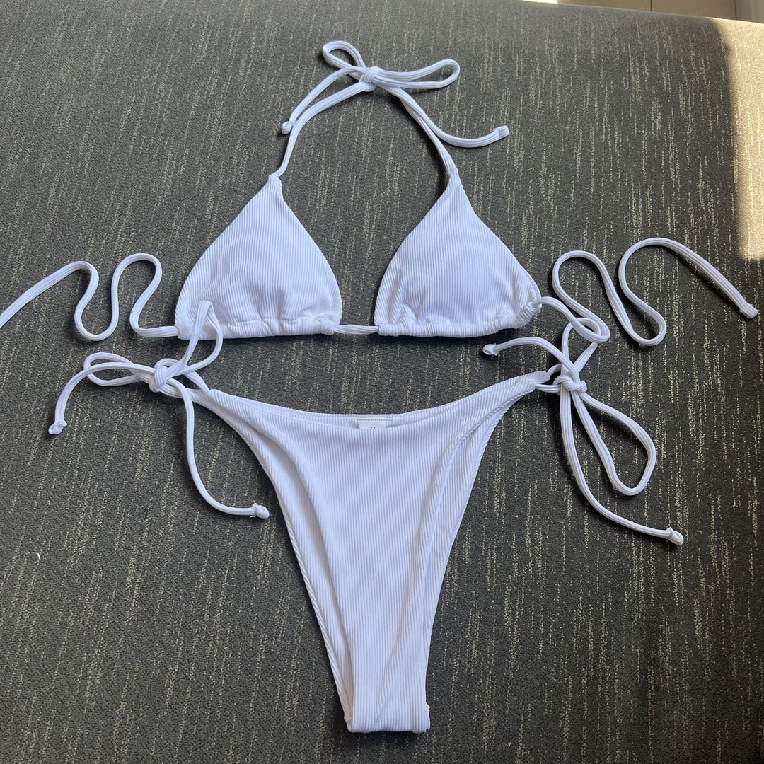 Sexy Three Point Bikini Split Swimsuit Women Beach Spring Swimsuit Bikini