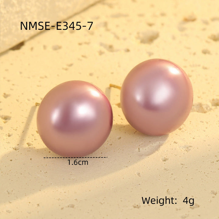 Earrings Retro Elegant French Glossy Pearl Earrings Fashionable High Grade Earrings Earrings Women