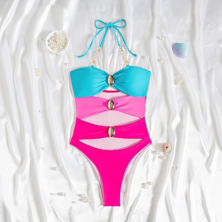 One Piece Swimsuit Women High Sense Swimsuit Sexy Tight Bikini