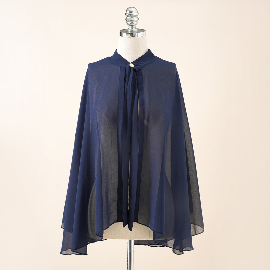 Solid Color Chiffon Button Cardigan Overclothes Outdoor Sunshade Cycling Sunscreen Shawl Beach Scarf