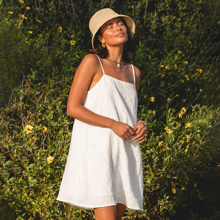 Strap Dress Summer Office Casual Lazy Strap Short Dress