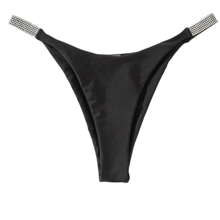 Women Solid Color Diamond Bikini Swimming Trunks