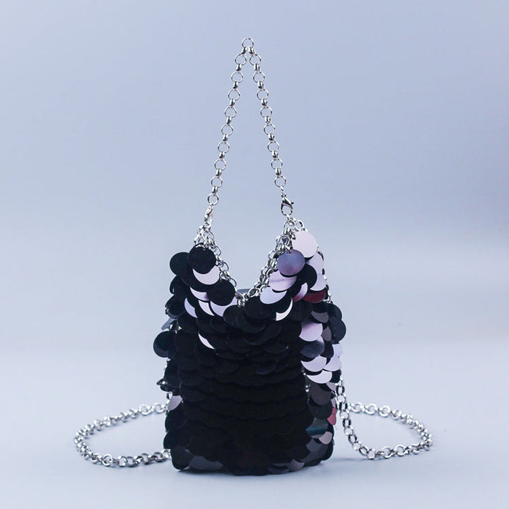 Sequin Mobile Phone Bag Niche Fairy Shiny Bright Small Exquisite Portable Messenger Bag