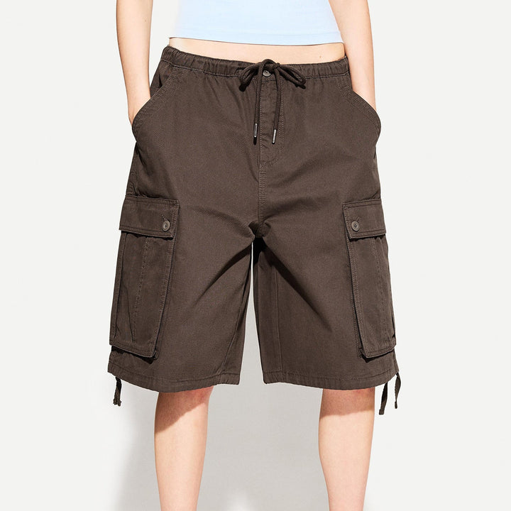 Workwear Shorts Summer Loose Shorts Quality All-Match Thin Trendy Trendy Capris Pants