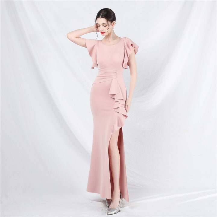 Wedding Cocktail Celebration Exhibition Car Model Long Formal Dress