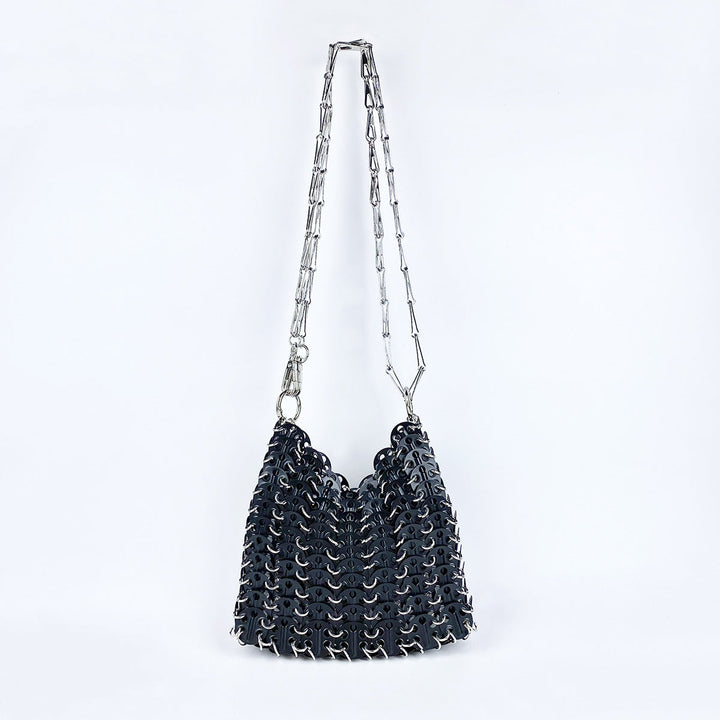 Metal Sequ Large Capacity Phone Crossbody Chain Bag DIY Handmade Bag Women Trendy