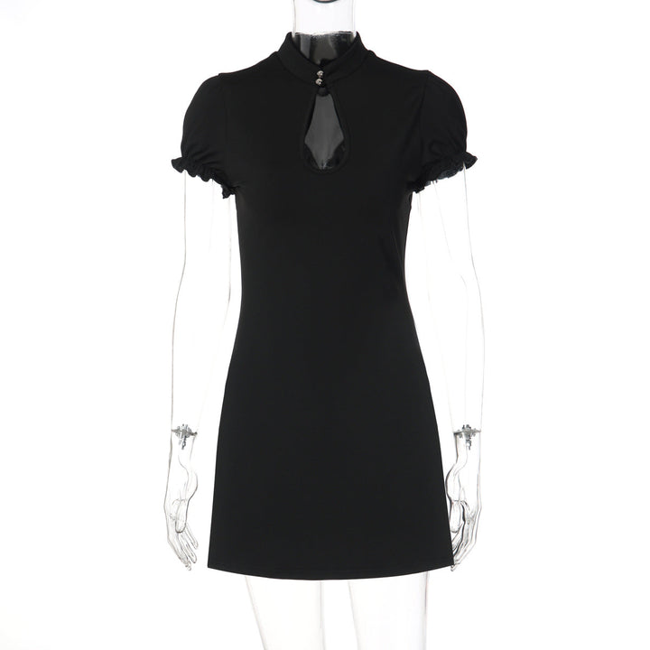 French Sexy Sheath Nightclub Dress Women Spring Sexy Slimming Sexy Short Sleeve