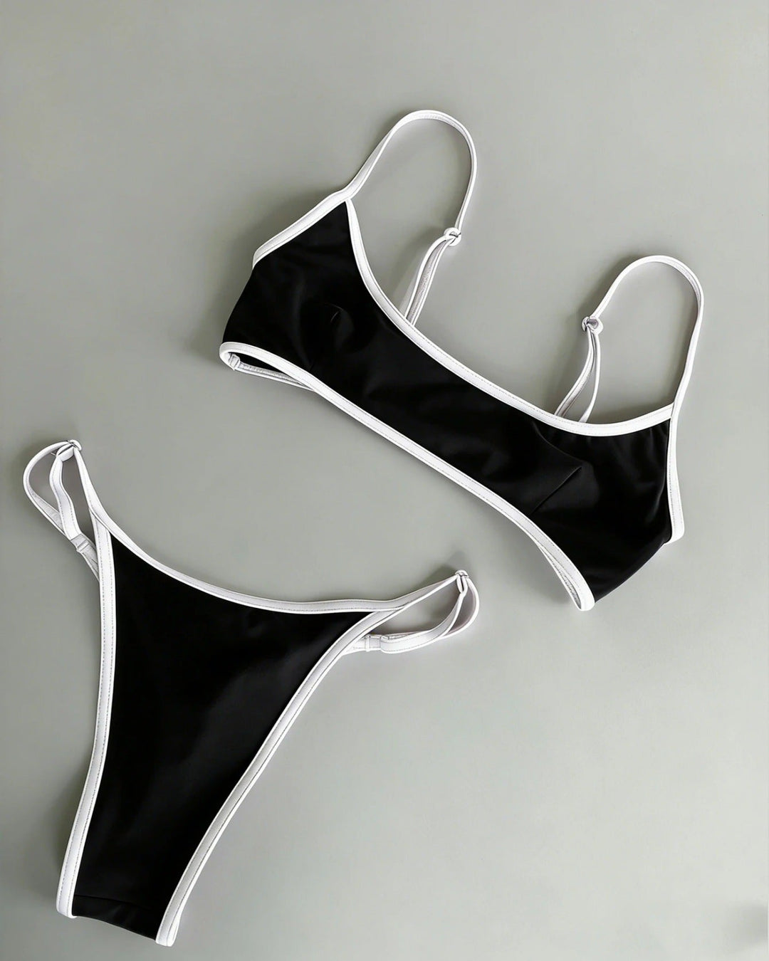 Popular Bikini Solid Color Sexy Split Multi Color Swimsuit Women