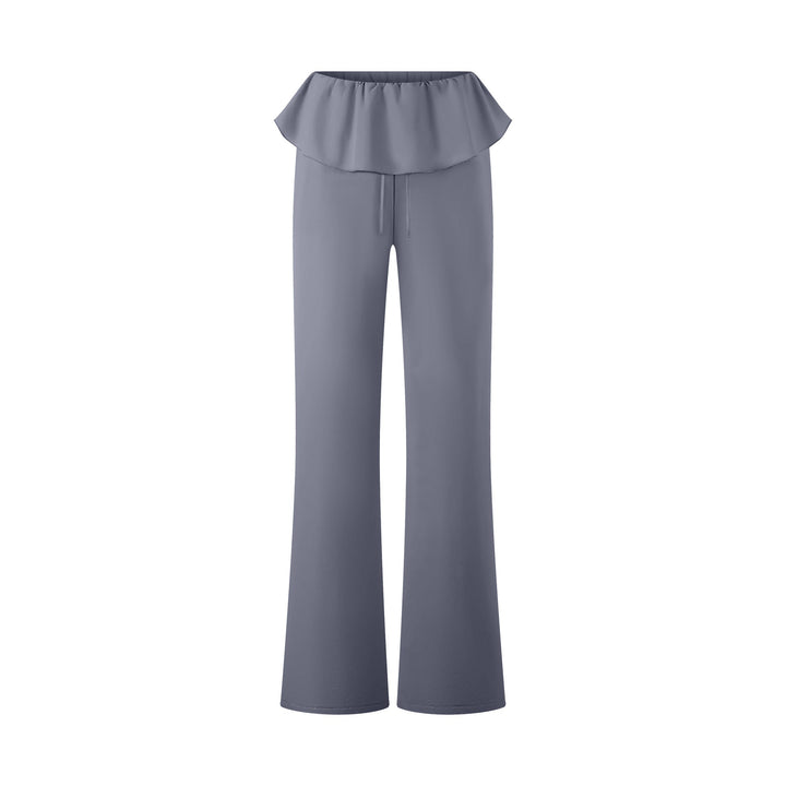 High Waist Drawstring Fitness Lace Quick Drying Yoga Pants Loose Casual Trousers Running Sports Yoga Pants Yoga Pants Women