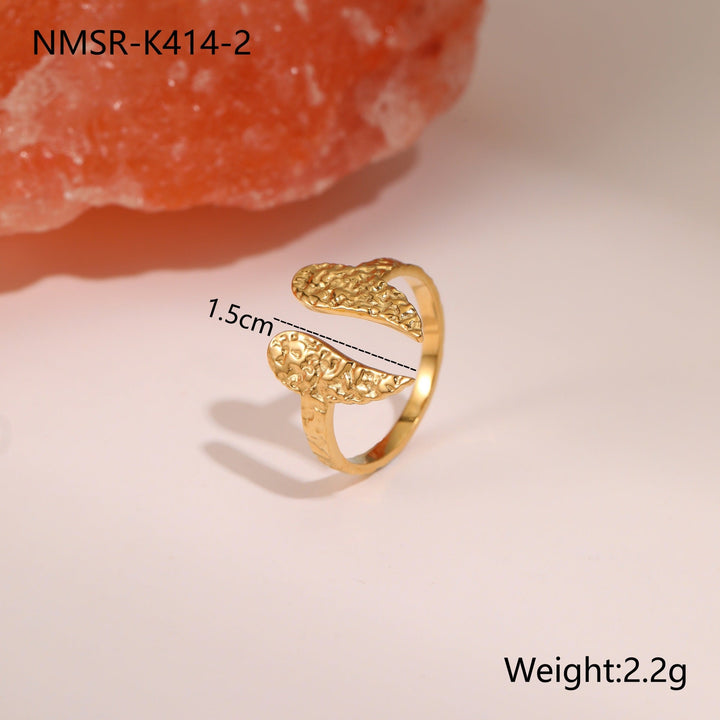 Hollow Out Cutout Heart Shape with Diamond Embellished Stainless Steel Necklace Design Clavicle Chain High Sense Necklace
