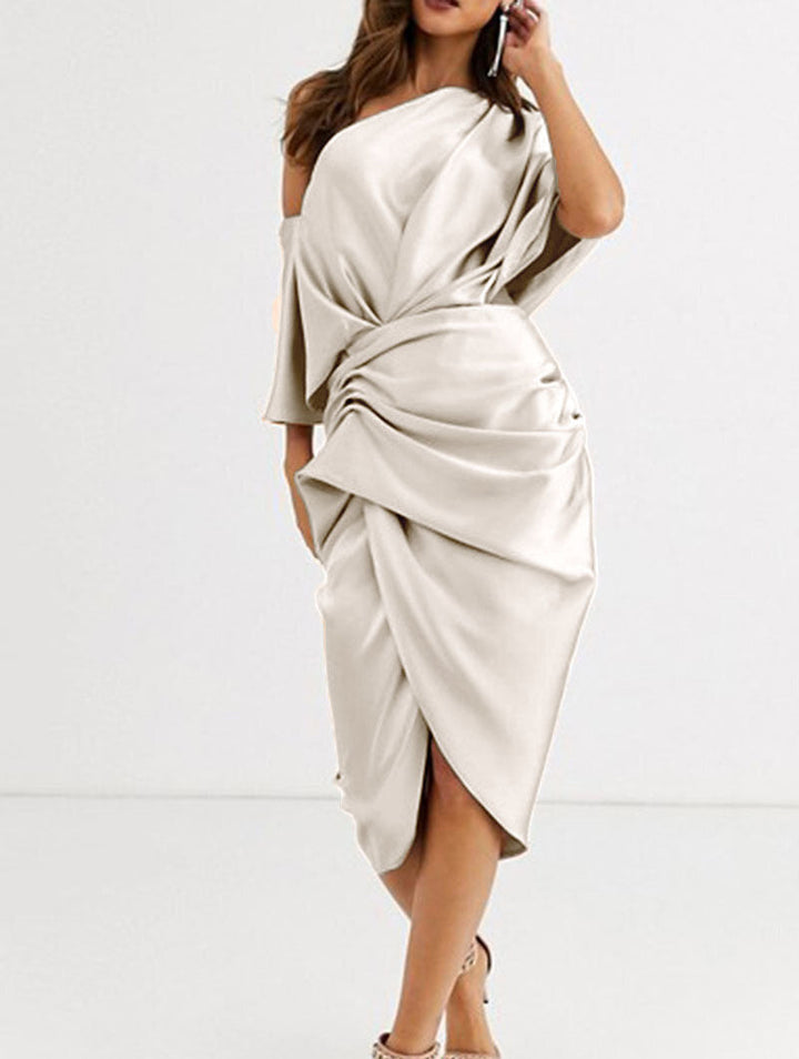 Spring Summer Women Clothing Sexy Loose Regular Dress