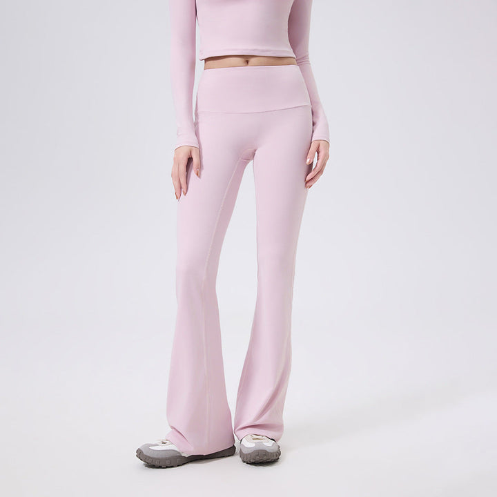 Low Waist Wide Brimmed Bell Bottom Pants Yoga Trousers for Women Sexy Slimming Skinny Workout Pants Slim Fit Hipp Lifting Pants