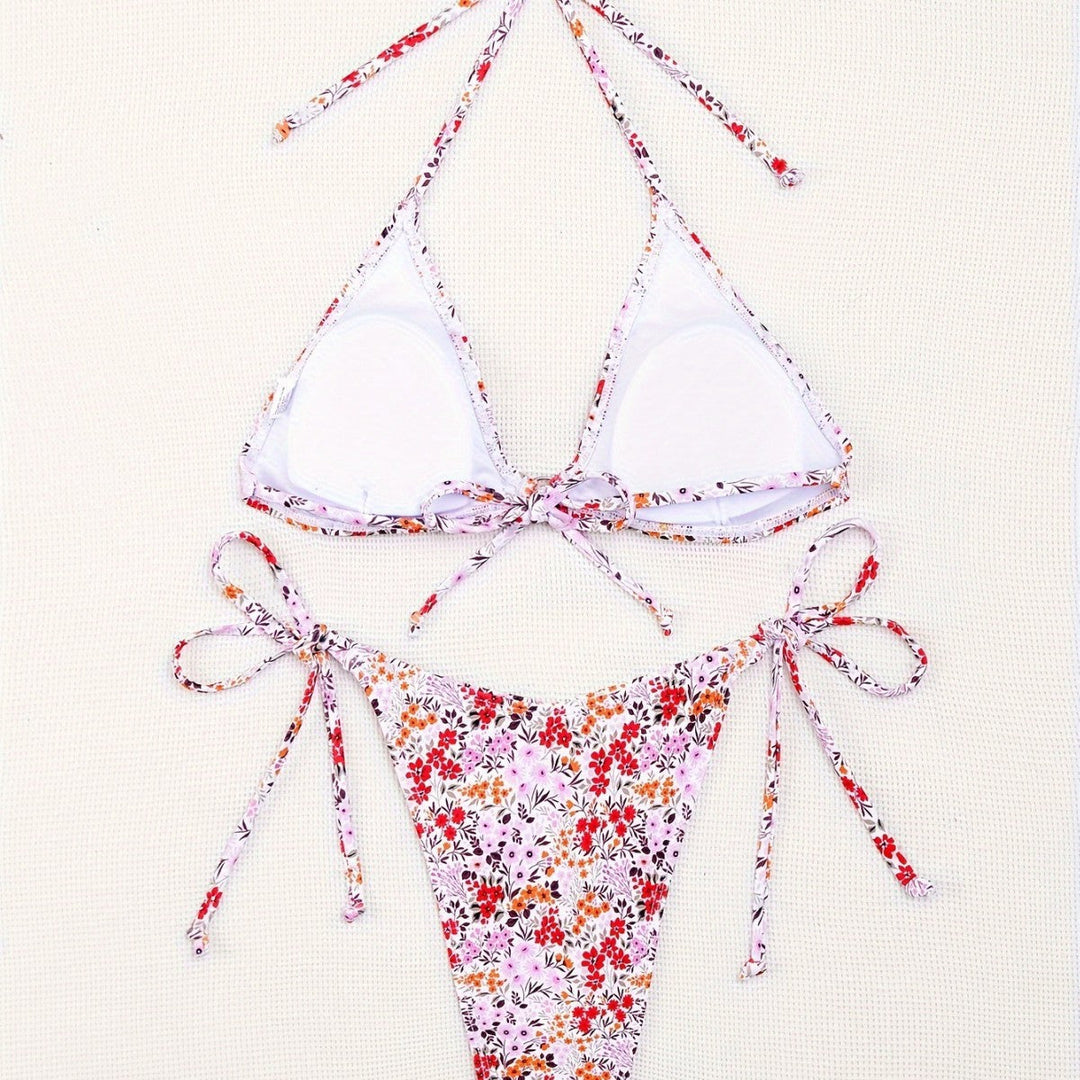 Women Clothing Floral Bikini Direct Supply Swimsuit Women