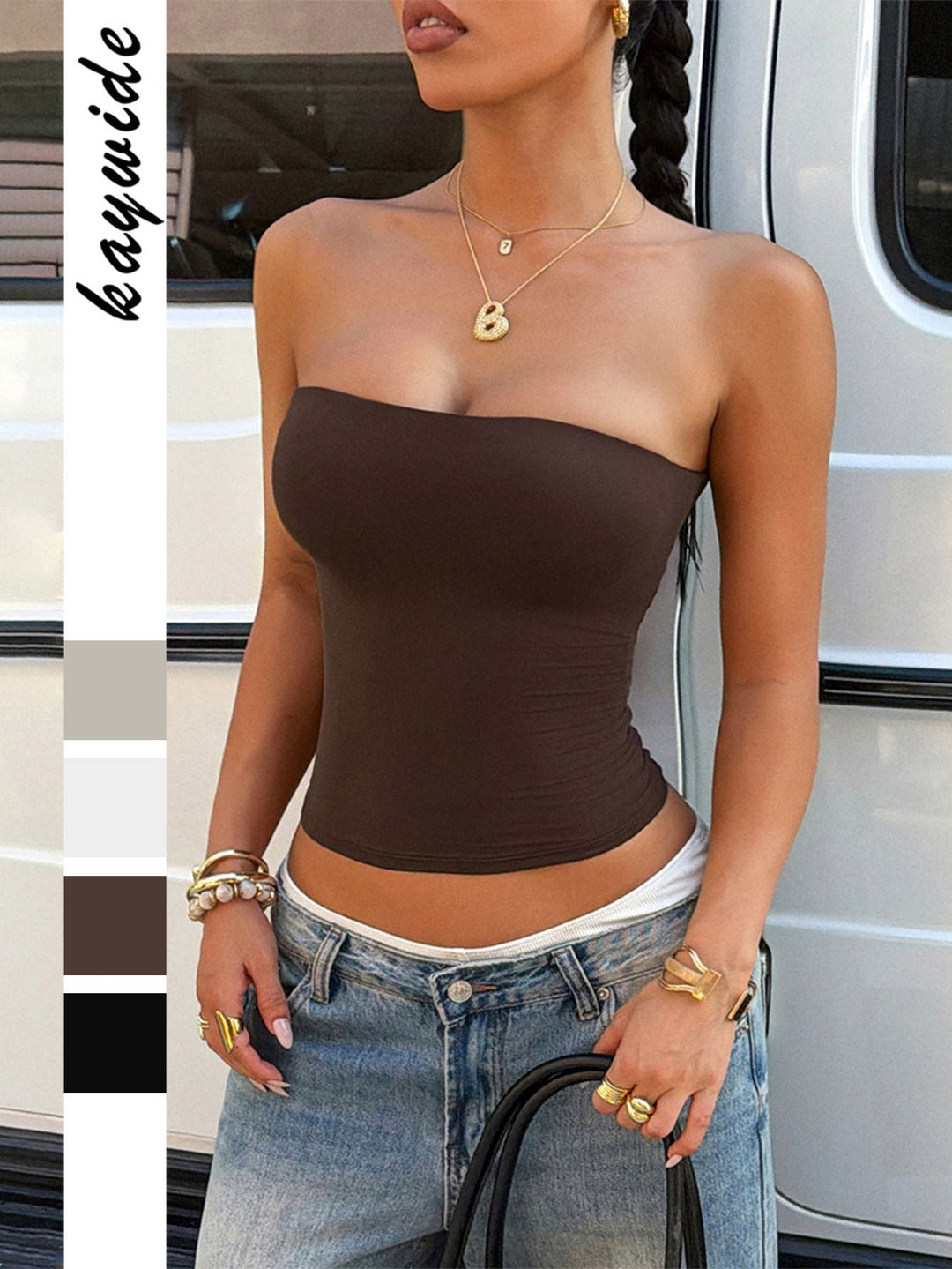 Women Clothing Summer Sexy Tube Top Vest