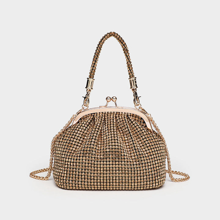 Dinner Bag Diamond Armpit Handheld Clip Bag Trendy One Shoulder Crossbody Bag