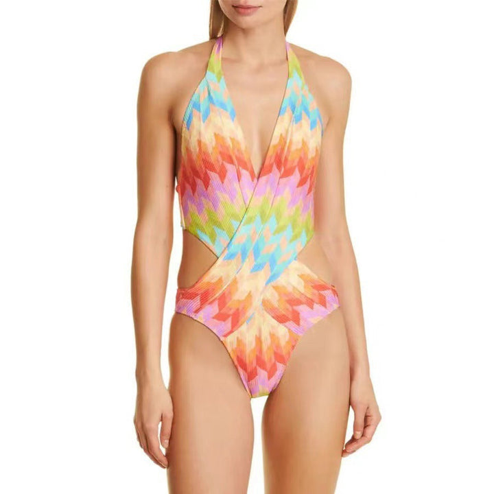 Sexy Bikini Belly Covering Beach Bikini Yarn Skirt Set Swimsuit